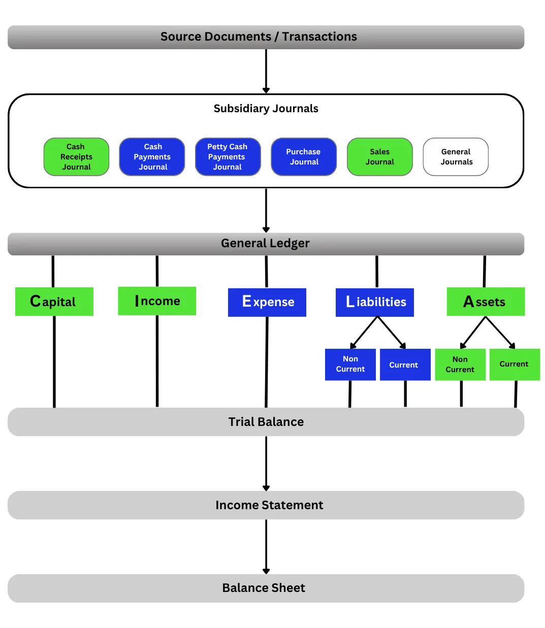 Diagram of the accounting cycle